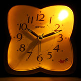 Seiko Alarm clock wIth selectable beep bird sounds (flower shaped) - Watch it! Pte Ltd