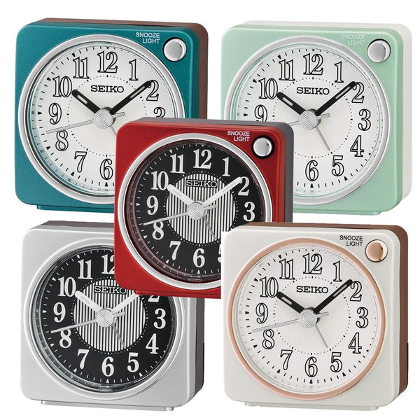 SEIKO Desk Alarm Clock With Snooze & Light QHE185 – Watch it! Pte Ltd