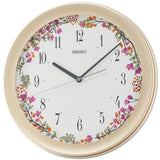 Seiko Floral Design Analog Wall Clock QXA777 - Watch it! Pte Ltd