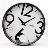 Seiko Large Index Wall Clock with Pendulum QXC239 - Watch it! Pte Ltd