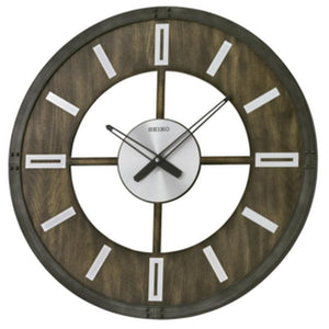 Seiko Large Open Face Wooden Wall Clock QXA782K - Watch it! Pte Ltd