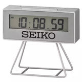 Seiko Mini Marathon Silver Digital Alarm Clock (Limited Edition) QHL087S - Watch it! Pte Ltd