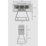 Seiko Mini Marathon Silver Digital Alarm Clock (Limited Edition) QHL087S - Watch it! Pte Ltd