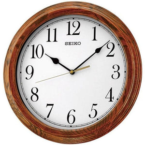 Seiko Oak Wood Wall Clock QXA528B - Watch it! Pte Ltd