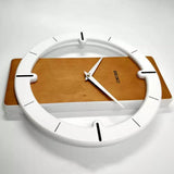 Seiko Open Face White Dial Ring Wooden Wall Clock QXA774B - Watch it! Pte Ltd