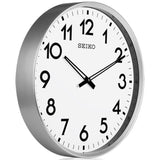 Seiko Silver Large White Dial Wall Clock QXA560S - Watch it! Pte Ltd