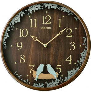 Seiko Wall Clock with Swinging bird pendulum QXC237B - Watch it! Pte Ltd