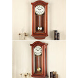 Seiko Wooden Chiming Wall Clock with Pendulum QXH118B - Watch it! Pte Ltd