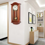 Seiko Wooden Chiming Wall Clock with Pendulum QXH118B - Watch it! Pte Ltd