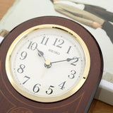 Seiko Wooden Mantel Clock QXE057B - Watch it! Pte Ltd