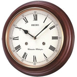 Seiko Wooden Westminster Chime Station Wall Clock QXH202B - Watch it! Pte Ltd