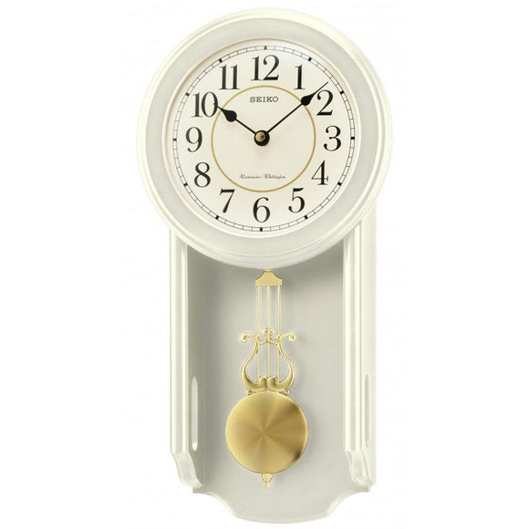 SEIKO Wooden Westminster/Whittington Chime Pendulum Wall Clock QXH063C - Watch it! Pte Ltd