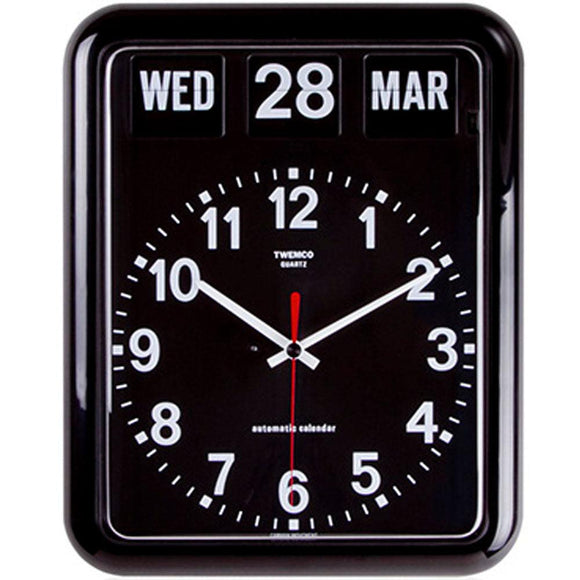 Twemco BQ-12A Flip Clock (Black) - Watch it! Pte Ltd
