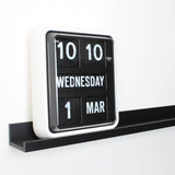 Twemco BQ-170 Flip Clock (White Case Black Dial) - Watch it! Pte Ltd