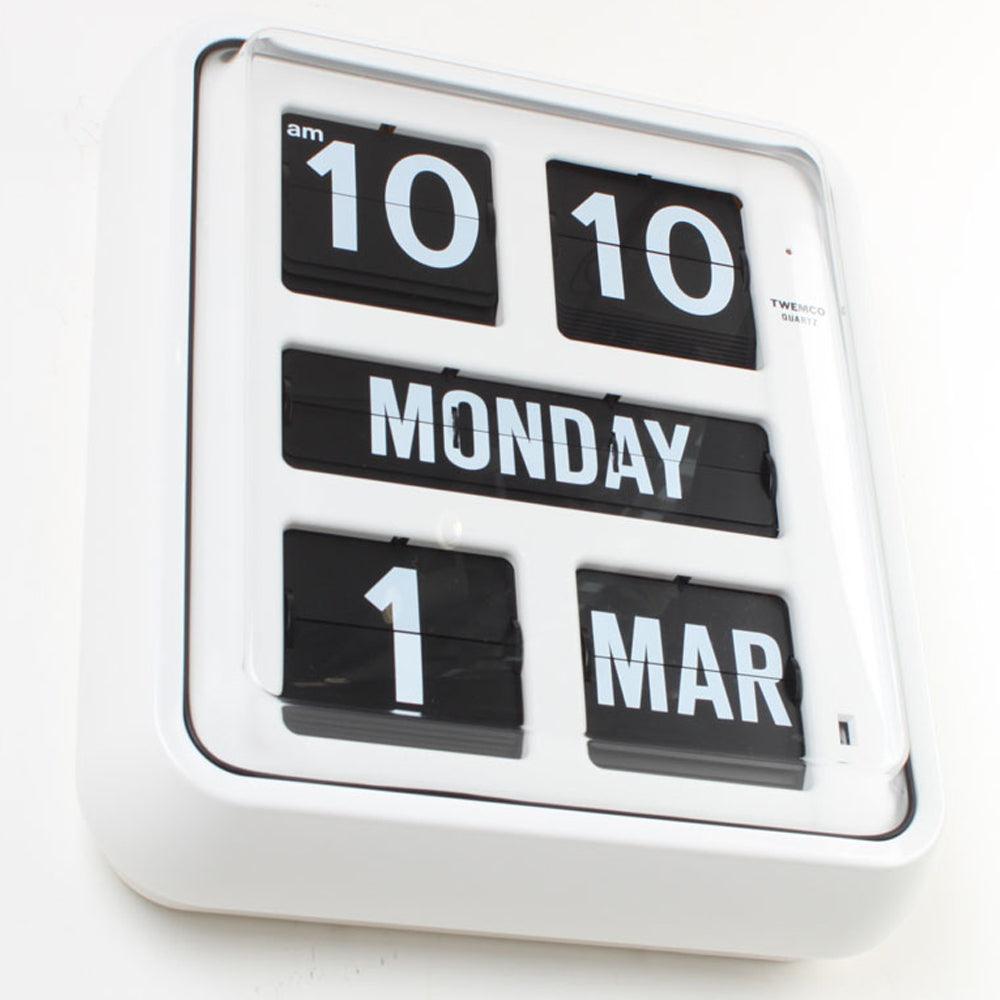 Twemco BQ-170 Flip Clock (White) – Watch it! Pte Ltd