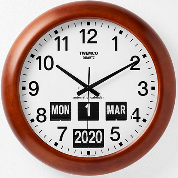 Twemco BQ-368D Brown Flip Clock - Watch it! Pte Ltd