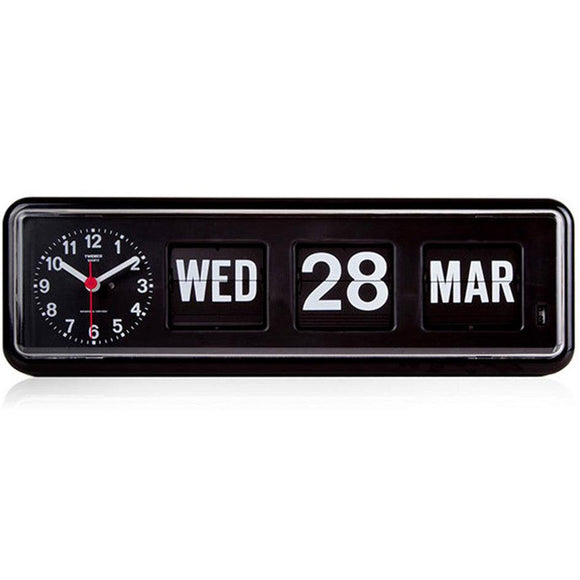Twemco BQ-38 Flip Clock Black - Watch it! Pte Ltd