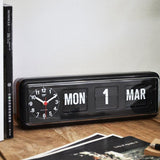 Twemco BQ-38 Flip Clock Black - Watch it! Pte Ltd