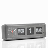 Twemco BQ-38 Flip Clock Grey - Watch it! Pte Ltd