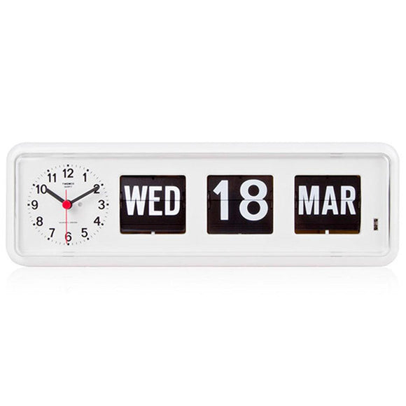 Twemco BQ-38 Flip Clock White - Watch it! Pte Ltd