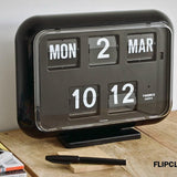 Twemco QD-35 Flip Clock Black - Watch it! Pte Ltd