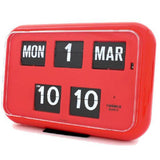 Twemco QD-35 Flip Clock Red - Watch it! Pte Ltd