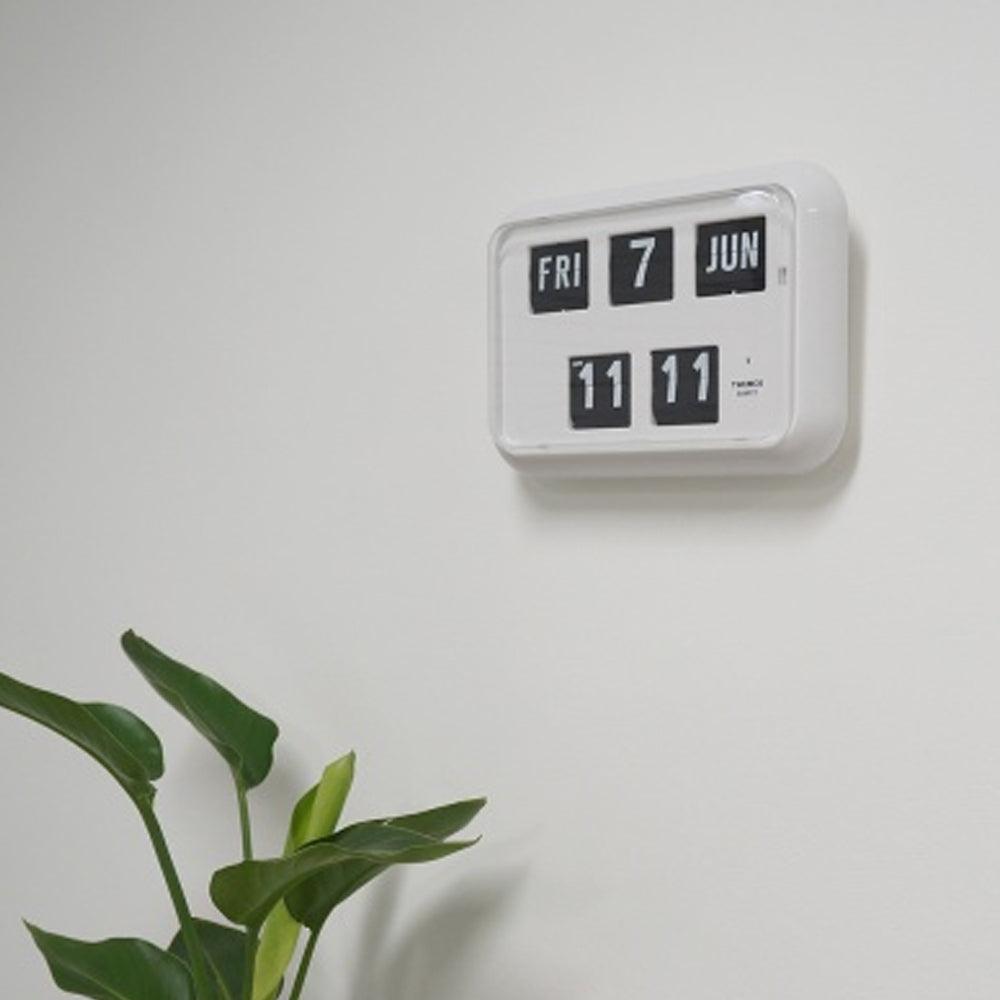 Twemco QD-35 Flip Clock White – Watch it! Pte Ltd