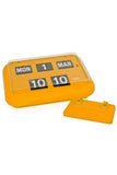 Twemco QD-35 Flip Clock Yellow - Watch it! Pte Ltd