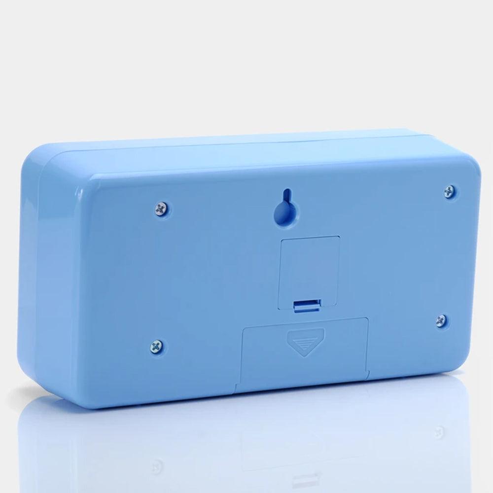 TWEMCO QT-30 デジタル置時計 ブルー トゥエンコ/パタパタ時計/レトロ