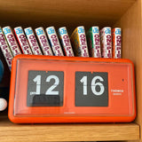 Twemco QT-30 Flip Clock Orange - Watch it! Pte Ltd