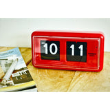 Twemco QT-30 Flip Clock Red - Watch it! Pte Ltd