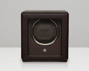 Wolf Cub Watch Winder With Cover (Brown) - Watch it! Pte Ltd